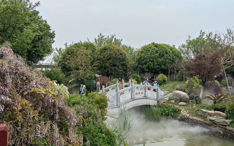 紫薇都市田園景區(qū)一隅。