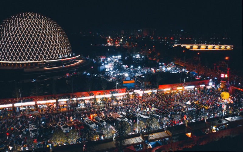 湖北浠水：“煙火夜市”點(diǎn)亮城市煙火氣