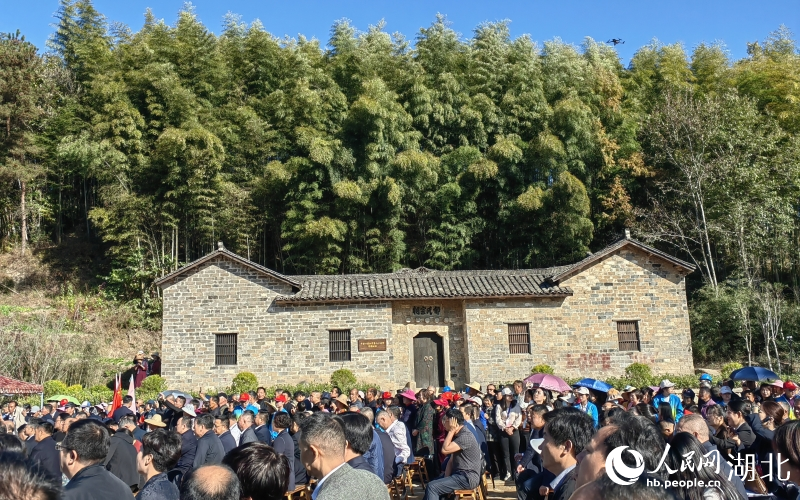 紅二十五軍長征集結(jié)地郁氏宗祠。人民網(wǎng)記者 郭婷婷攝